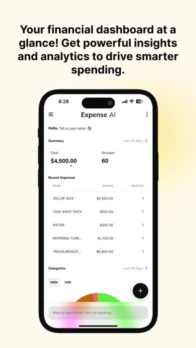 Screenshot di Expense AI - Expense Tracker