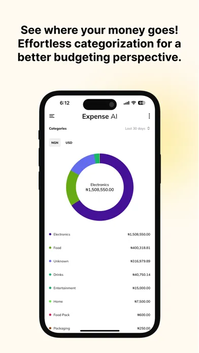 Screenshot di Expense AI - Expense Tracker