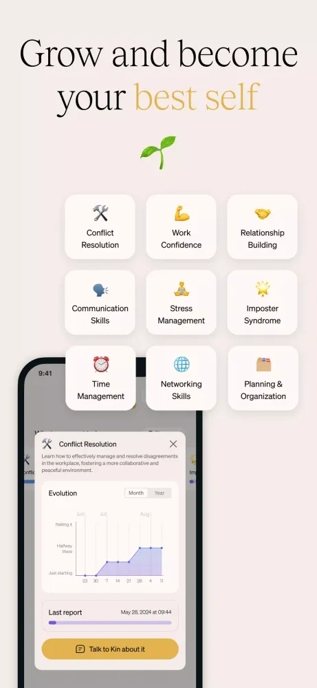 تصاویر Kin, Your Personal AI Coach