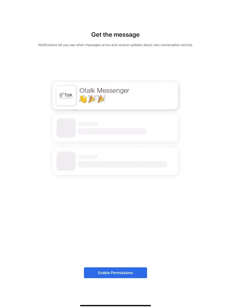Otalk Chat iPad 应用截图