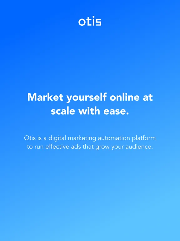 Otis AI: Market Your Business iPad  スクリーンショット