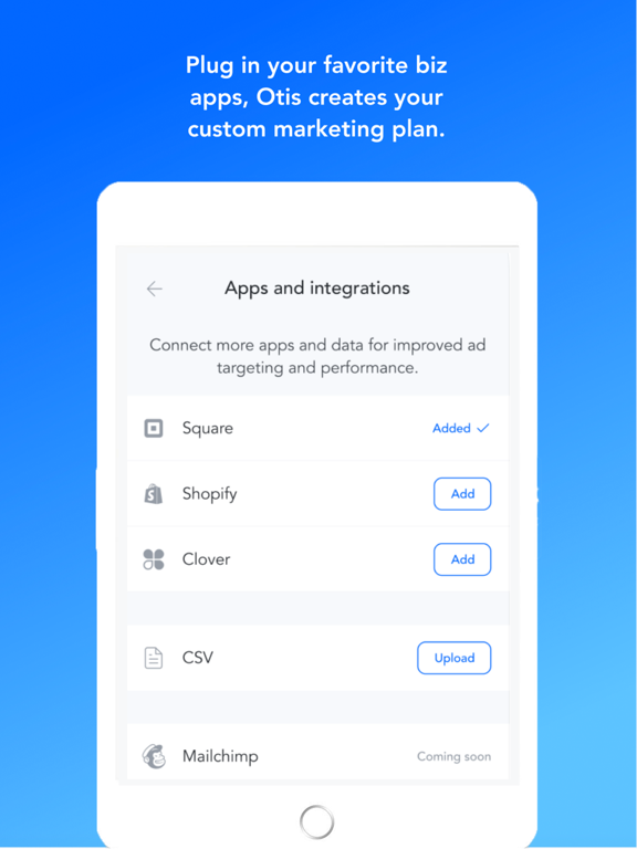 Screenshot di Otis AI: Market Your Business iPad 