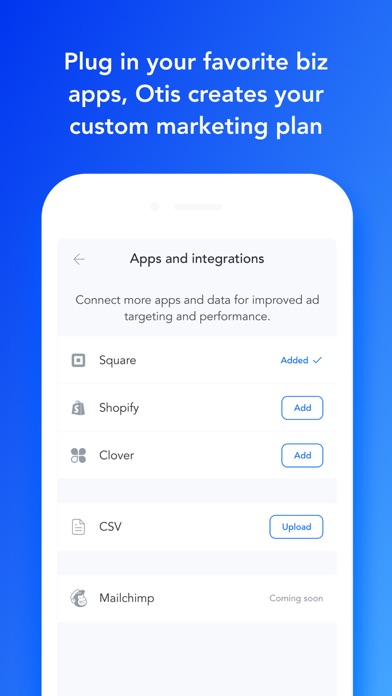 Screenshot di Otis AI: Market Your Business