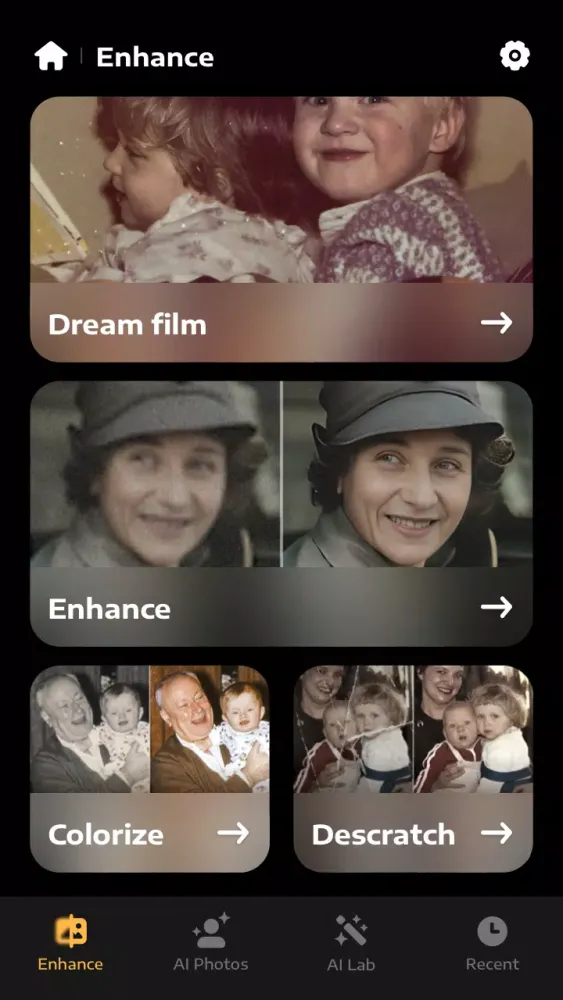 AI Hug & Photo Enhancer, Evoke Screenshots