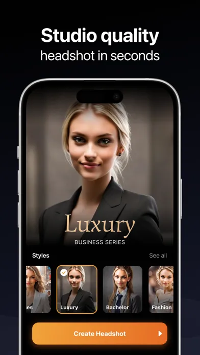 Capturas de pantalla de AI Headshot Generator,Photo-AI