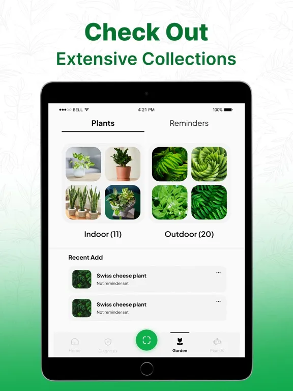 Plant Identifier AI: Tree Id iPad 应用截图