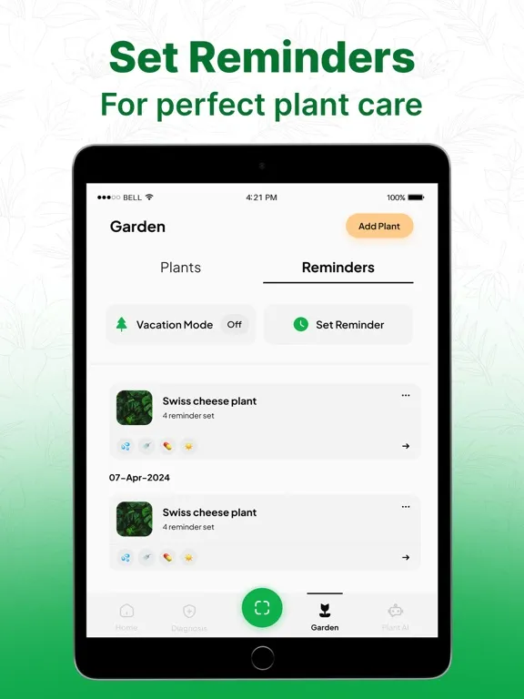 Plant Identifier AI: Tree Id iPad 应用截图
