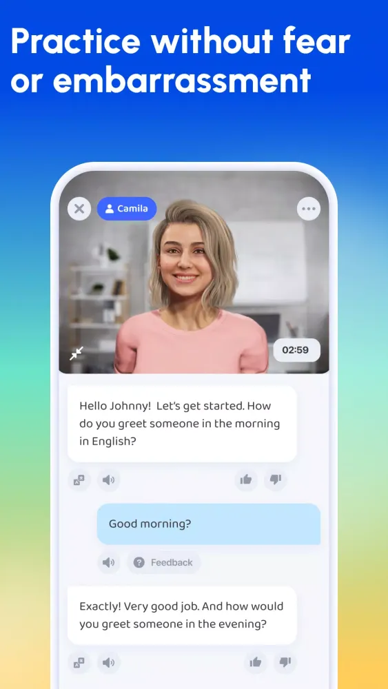 Zrzuty ekranu Speak English with Praktika