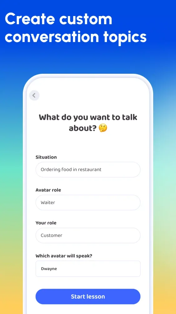 Zrzuty ekranu Speak English with Praktika