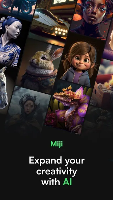 Capturas de tela do Miji – AI Art Generator