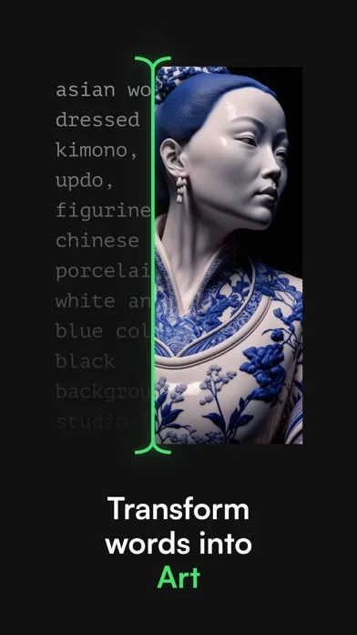 Capturas de tela do Miji – AI Art Generator