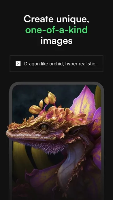 Capturas de tela do Miji – AI Art Generator