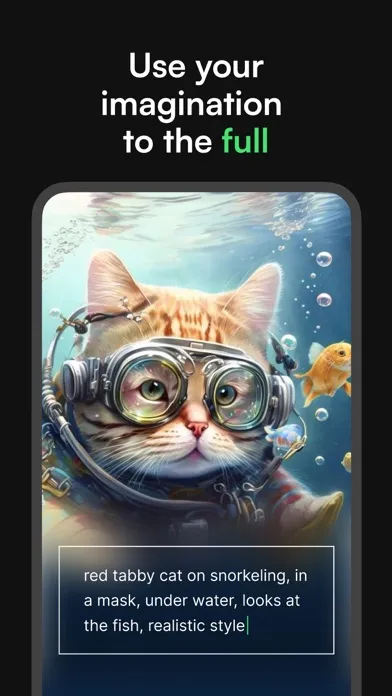Capturas de tela do Miji – AI Art Generator