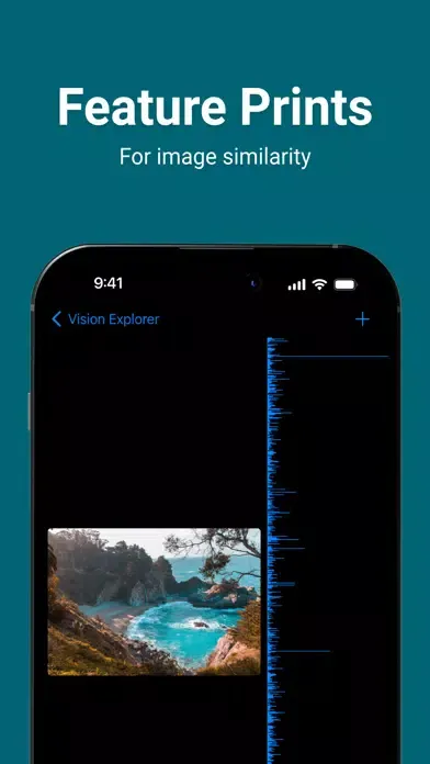 Tangkapan skrin Vision Framework Explorer