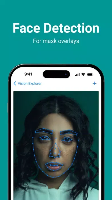 Tangkapan skrin Vision Framework Explorer