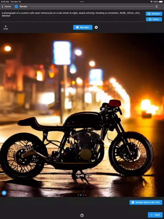 Capturas de pantalla de ReImage AI iPad 