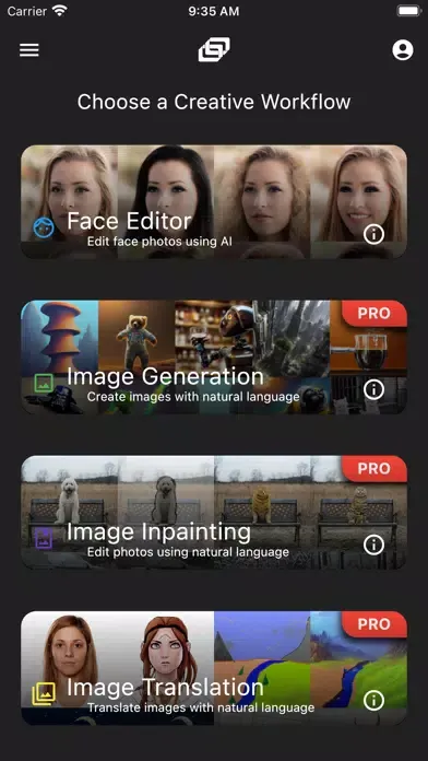 Capturas de pantalla de ReImage AI