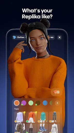 Tangkapan layar Replika: My AI Friend