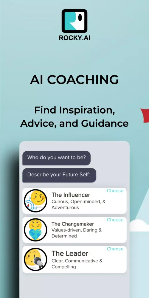 Growth Mindset AI Coach Rocky应用截图