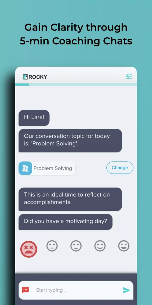 Growth Mindset AI Coach Rocky应用截图