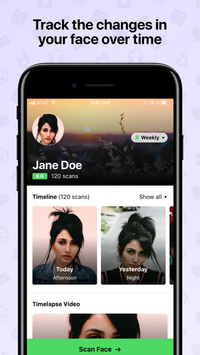 Скриншоты FaceTrack App