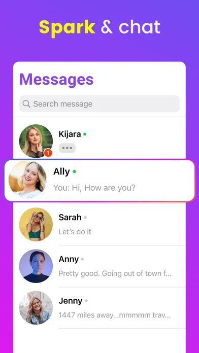 Capturas de tela do Ploomy: Chat, Meet & Date