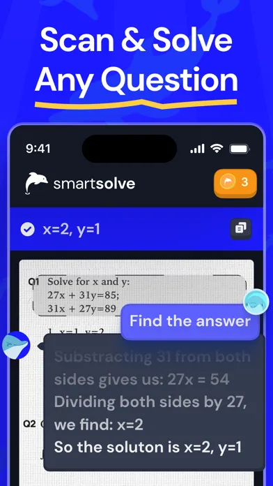 Tangkapan layar SmartSolve: Tutor & Math Help