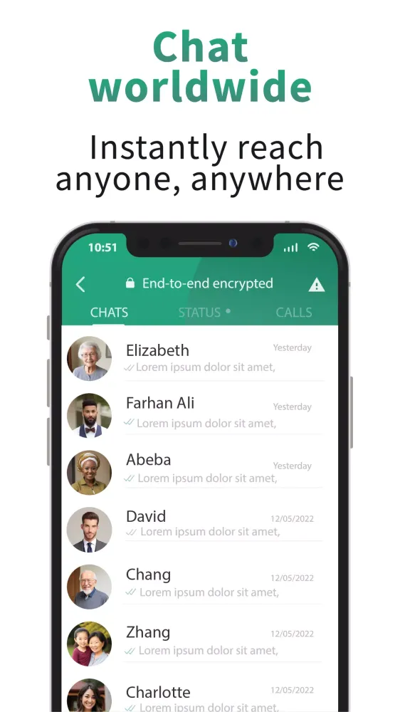 صور GoChat – Text, Voice, Video