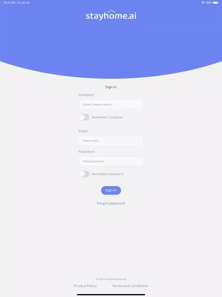 stayhome.ai iPad  स्क्रीनशॉट