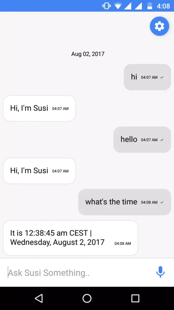 SUSI.AI Screenshots