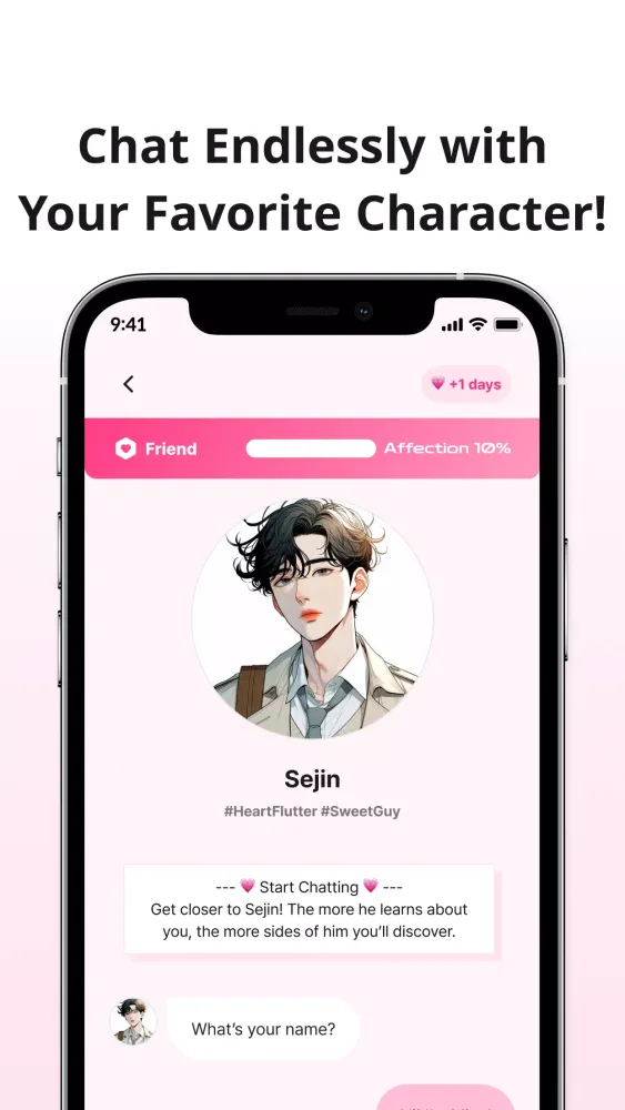 LoveyDovey -AI Romance Chat スクリーンショット