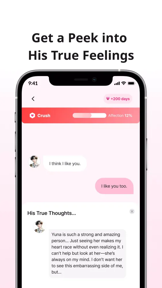 LoveyDovey -AI Romance Chat スクリーンショット