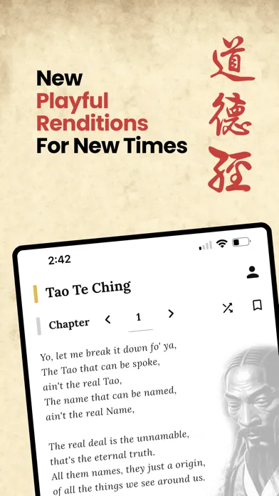 Captures d'écran de The Tao Te Ching