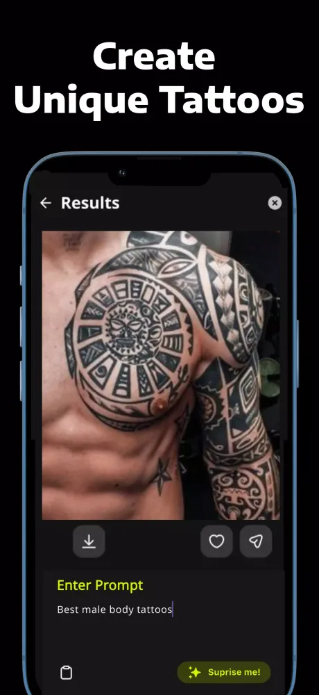 Tattoo AI - Tattoo Generator Screenshots