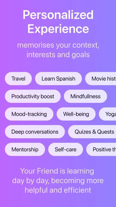 the Friend: your AI companion स्क्रीनशॉट