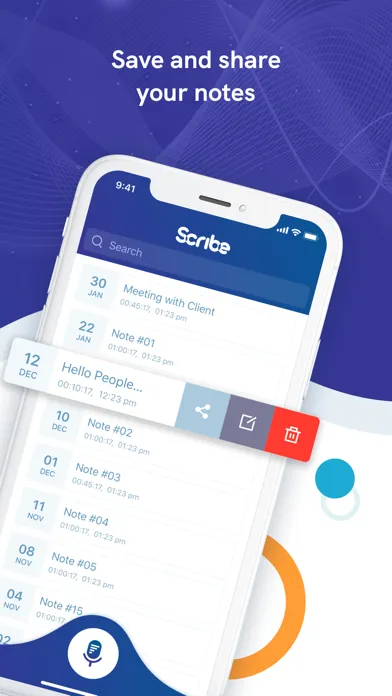 Scribe - Speech to Text Screenshots