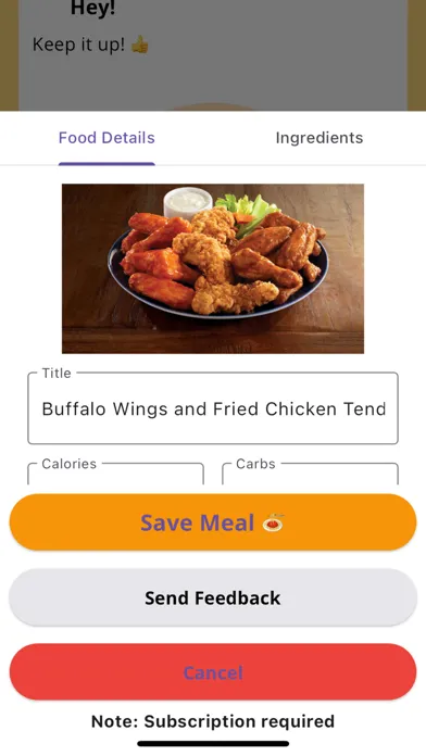 Capturas de pantalla de Meal Coach AI