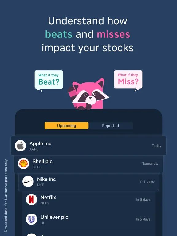 WhatIF - Earnings iPad Screenshots
