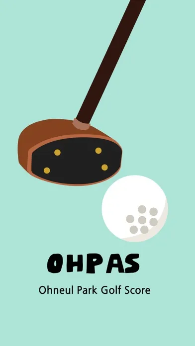 Скриншоты Ohpas : Parkgolf Scorecard