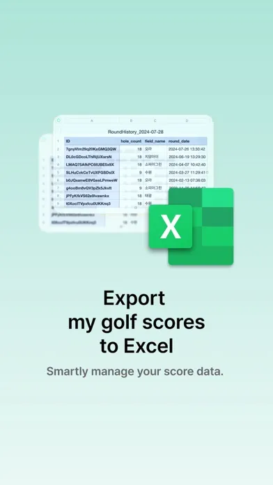 Скриншоты Ohpas : Parkgolf Scorecard