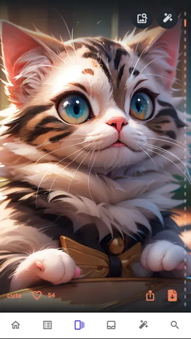 Ảnh chụp màn hình của ToktiWallpaper - Cute Cat&Dog