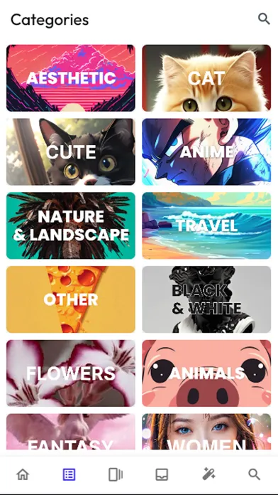 Ảnh chụp màn hình của ToktiWallpaper - Cute Cat&Dog