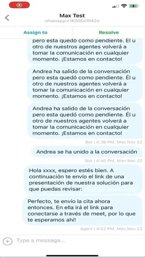 Capturas de tela do UNIQ - WhatsApp MultiAgent CRM