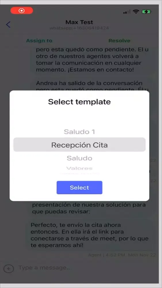 Capturas de tela do UNIQ - WhatsApp MultiAgent CRM