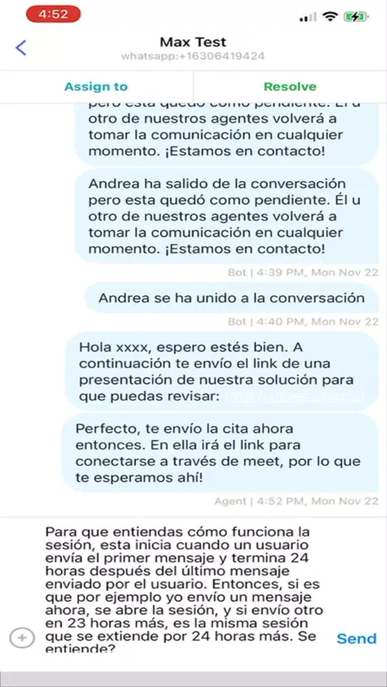 Capturas de tela do UNIQ - WhatsApp MultiAgent CRM