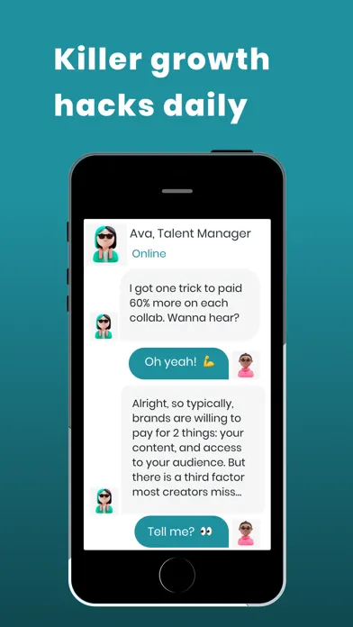 Tangkapan skrin Vimma - for Content Creators