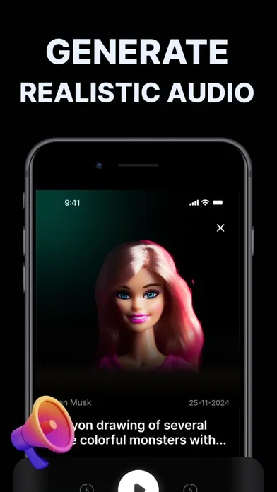 Capturas de pantalla de AI Generator - Voice Changer