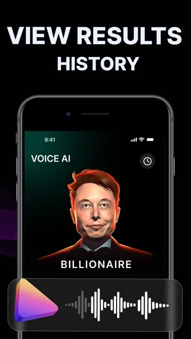 Capturas de pantalla de AI Generator - Voice Changer