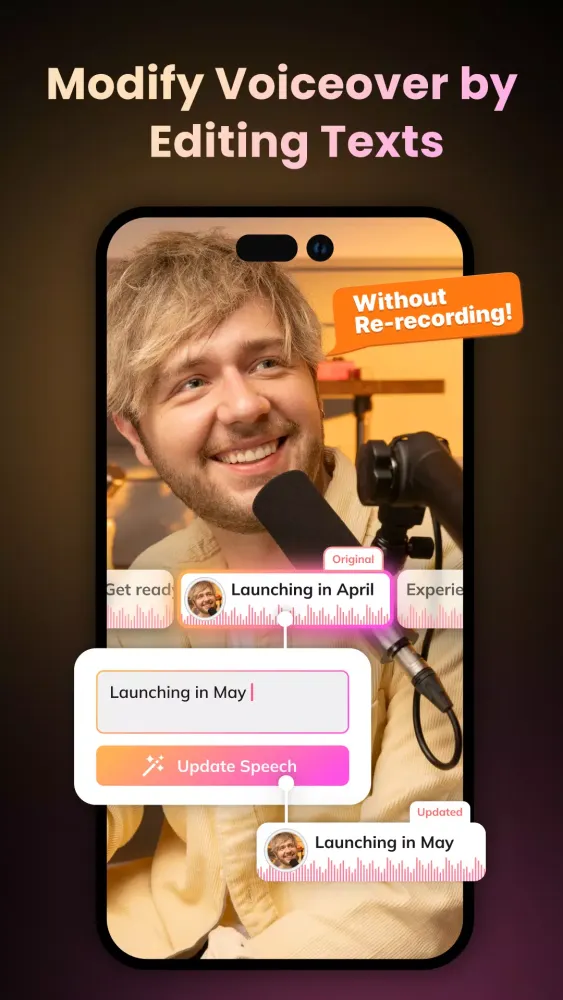 AI Voice Editor by Vozo Screenshots