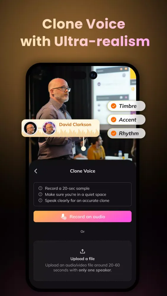 AI Voice Editor by Vozo Screenshots